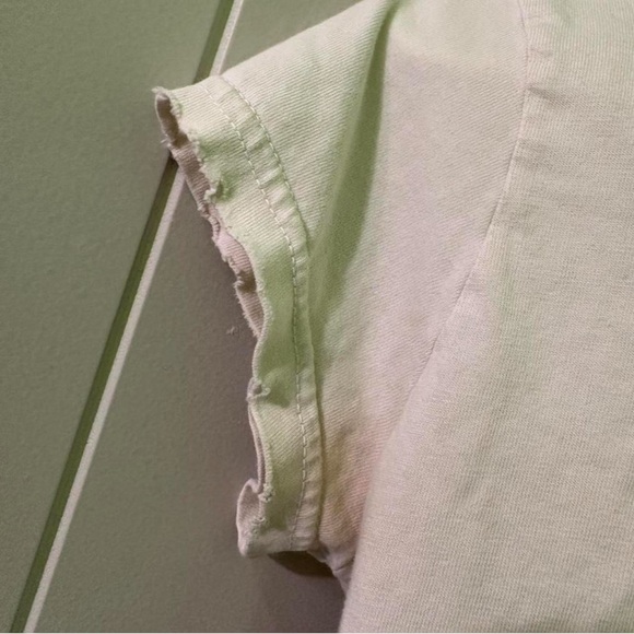 Y2K Vintage JUICY COUTURE single stitch basic white cotton velvet tee shirt Sm - Picture 4 of 8